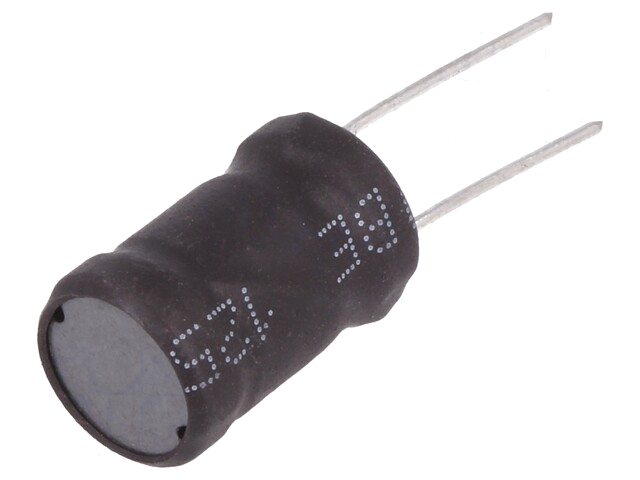 Smoorspoel: draadgewonden; THT; 2,2mH; 650mA; ±10%; Ø11,5x17,5mm Smoorspoel: draadgewonden; THT; 2,2mH; 650mA; ±10%; Ø11,5x17,5mm